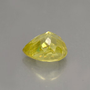 Sfene naturale giallo da 1,46 ct, taglio a pera, VS