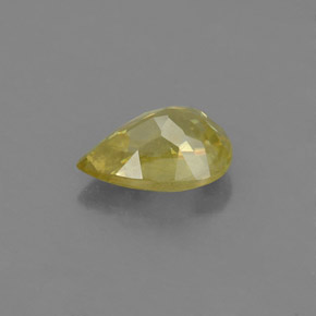 Sfene naturale oro da 0,99 ct, taglio a pera, VS-SI