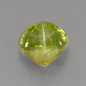 Sfene naturale verde da 1,46 ct, trillion, VS