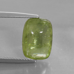 Sfene naturale verde da 6,15 ct, trasparente, trasparente/traslucido