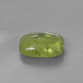 Sfene naturale verde da 6,15 ct, trasparente, trasparente/traslucido