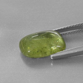 Sfene naturale verde da 6,15 ct, trasparente, trasparente/traslucido