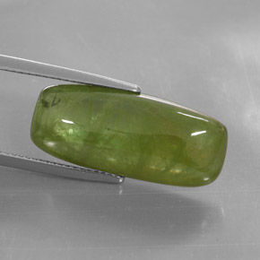 Sfene naturale verde da 16,14 ct, trasparente, trasparente/traslucido