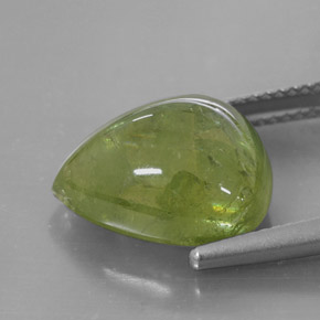 Sfene naturale verde da 10,20 ct, trasparente, trasparente/traslucido