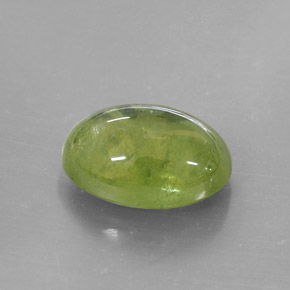 Sfene naturale verde da 5,68 ct, trasparente, trasparente/traslucido