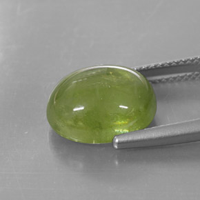 Sfene naturale verde da 8,07 ct, trasparente, trasparente/traslucido