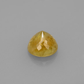 Sfene naturale giallo da 1,73 ct, taglio rotondo, SI