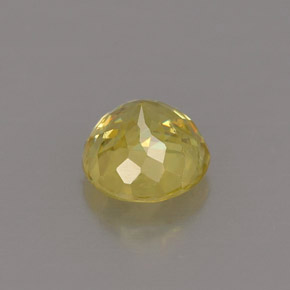 Sfene naturale giallo da 0,78 ct, taglio rotondo, VS