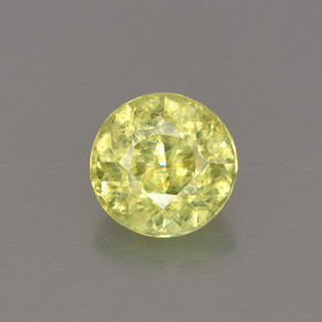 Sfene naturale multicolore da 0,76 ct, taglio rotondo, VS
