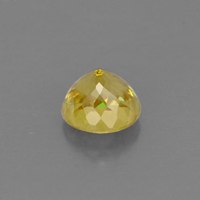 Sfene naturale giallo da 0,73 ct, taglio rotondo, VVS-VS