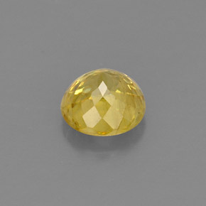 Sfene naturale giallo da 0,81 ct, taglio rotondo, VS-SI