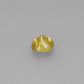 Sfene naturale giallo da 0,56 ct, taglio rotondo, VS-SI