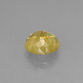 Sfene naturale giallo da 0,72 ct, taglio rotondo, SI