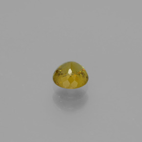 Sfene Giallo oro naturale da 0.51 ct, Taglio rotondo, VS