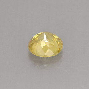 Sfene naturale giallo da 0,53 ct, taglio rotondo, VS