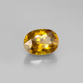 Sfene Multicolore naturale da 1.74 ct, Taglio ovale, VS