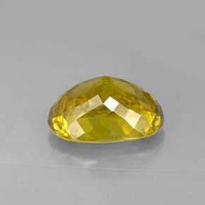 Sfene naturale multicolore da 5,61 ct, taglio ovale, VVS