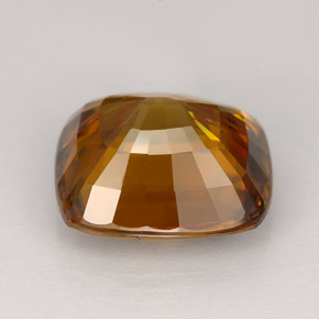 Sfene naturale marrone da 6,59 ct, taglio a cuscino, VVS