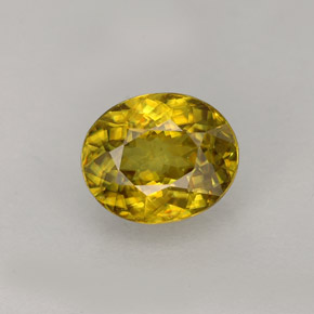 Sfene Multicolore naturale da 1.21 ct, Taglio ovale, VVS-VS