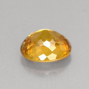 Sfene naturale arancione dorato da 1,21 ct, taglio ovale, VS