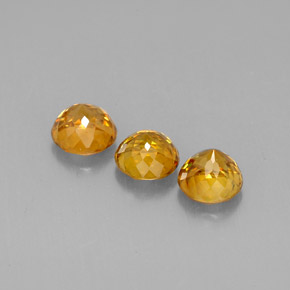 Sfene naturale arancione da  ct, taglio rotondo, VS
