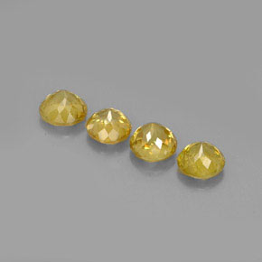 Sfene naturale oro da  ct, taglio rotondo, VS