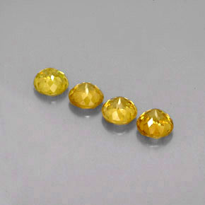 Sfene naturale oro da  ct, taglio rotondo, VS