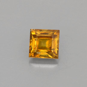 Sfene Dorato naturale da 0.42 ct, Quadrato, VS