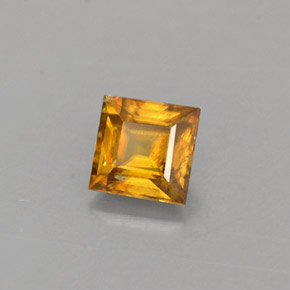 Sfene Dorato naturale da 0.42 ct, Quadrato, VS