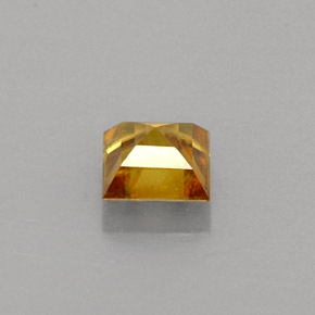 Sfene Dorato naturale da 0.42 ct, Quadrato, VS