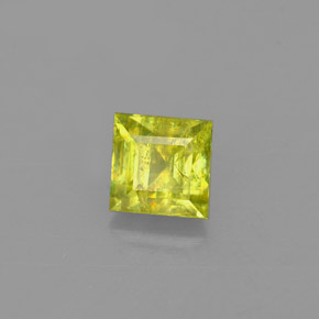 Sfene naturale oro da 0,65 ct, quadrato, VS-SI