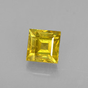 Sfene naturale oro da 0,64 ct, quadrato, VS-SI