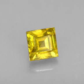 Sfene naturale oro da 0,64 ct, quadrato, VS-SI
