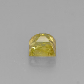 Sfene naturale giallo da 0,38 ct, quadrato, VS-SI