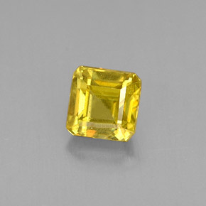 Sfene naturale oro da 0,43 ct, taglio smeraldo, VS-SI