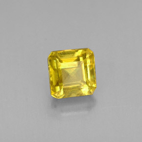 Sfene naturale oro da 0,43 ct, taglio smeraldo, VS-SI