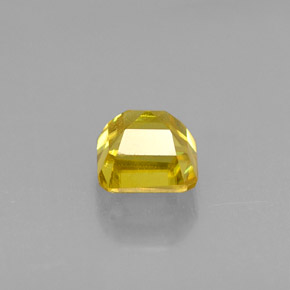 Sfene naturale oro da 0,43 ct, taglio smeraldo, VS-SI