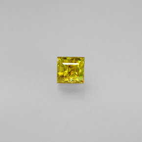 Sfene naturale oro da 0,46 ct, quadrato, VS