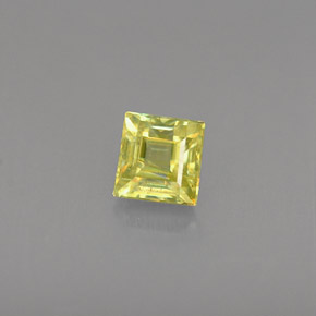 Sfene naturale oro da 0,37 ct, quadrato, VS-SI