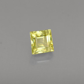 Sfene naturale oro da 0,37 ct, quadrato, VS-SI