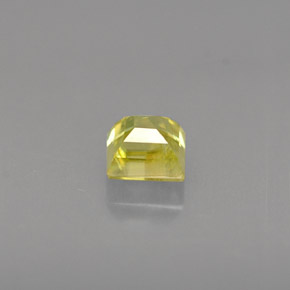 Sfene naturale oro da 0,37 ct, quadrato, VS-SI