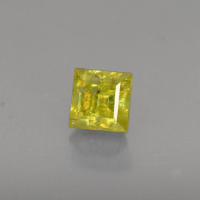 Sfene naturale oro da 0,56 ct, quadrato, VS-SI