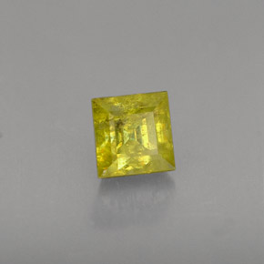 Sfene naturale oro da 0,56 ct, quadrato, VS-SI