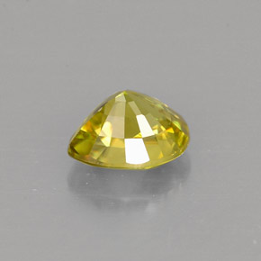 Sfene Oro verdastro naturale da 1.00 ct, Forma a pera, VVS-VS