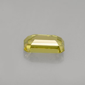 Sfene naturale giallo da 1,25 ct, taglio smeraldo, VS