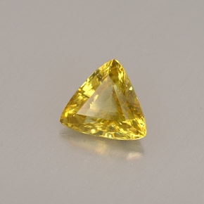 Sfene Dorato naturale da 0.63 ct, Taglio trillion, VVS-VS