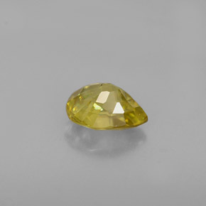 Sfene naturale giallo da 0,92 ct, taglio a pera, VS