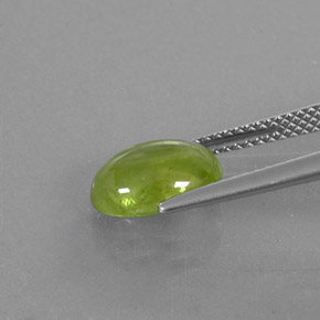 Sfene naturale verde da 2,93 ct, trasparente, trasparente/traslucido