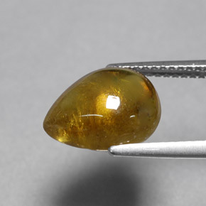 Sfene naturale giallo da 4,36 ct, trasparente, trasparente/traslucido