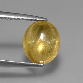 Sfene Giallo oro naturale da 2.82 ct, Trasparente, Trasparente/Traslucido